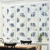 Fensteraufkleber gefrostete Glasfilm Blaublattmuster PVC statische Kleber Aufkleber Wohnzimmer Schlafzimmer Dekoration