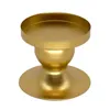 Świece nowoczesne okrągłe uchwyt w stylu europejskim Iron Art Freestandanding Home Dekoration Portable Wedding Centerpieces Gold Candlestick