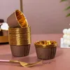 Moules de cuisson 100 pcs Cupcake Case Cake Muffin Douleurs de papier d'aluminium Papier en papier Moule de four