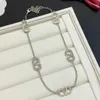Luxury Necklaces Brand Designer Pendants Crystal Pearl Letter Choker Pendant Stainless Steel Necklace Choker Chain Jewelry Accessories Party Wedding