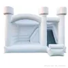 4,5x4m White Wedding Inflatable Bounce House com Slide Bounce Castle Bouncer Tent Ultimate Combo Center for Kids