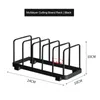 Kitchen Storage Firm Lid And Chopping Block Holder Pot Rack Pan Plates Organizer For Cabinet Expandable Iron Material Multi-function