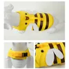 Appareils pour chiens Houstable pour animaux de sauvetage ajusté Vente molle Adjuds Little Bee Swimming Vêtements pour chiens chats