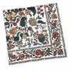 SCARPE 130 130 cm Caratto nazionale russo Scarpa di lusso Floral Stampato Silk Lady Bandana Bandana Ethnic Scial