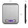 Household Scales Stainless Steel Kitchen Scale Electronic Weighing 5Kg 10Kg Food Mini Gram Jewelry Said