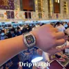 Luxury Watch Classic Wristwatch Diamonds set på ratten, Dragon Tiger Quest for Men's High-End och Atmospheric Quartz Wristwatch WL PMXF