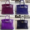 Bag Designer High-End Crocodile Platinum Pinilo American Gulf Crocodil