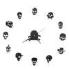 Wall Clocks Halloween Clock Modern Decal Watch Sticker Oversized Acrylic Metal