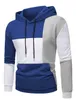 Heren Hoodies Sweatshirts Mens Hooded kleurrijke blok Zaksporten en buitenstraatkleding Koel en casual lente/zomer kleding sweatshirtl2405