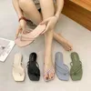 Slippers 2023 Summer New Women Women Slipper Fashion Open Toe Ladies Casual Slip On Flats Outdoor Beach Slides Sapatos H240514