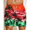 2024 Luźne letnie spodnie do surfowania na plaży 3D drukowane koty modne szorty M514 15