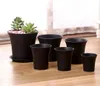 Plastic Round Succulents Pots Flowers Cultivate Bottom Breathable Flower Pot Flower Planter Home Breed Garden223U7124030