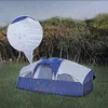 Tenten en schuilplaatsen Camping Tent Weerbestendige familie 5 Grote gaasvensters Dubbel gelaagd met scheidingsgordijnen Portable Bagq240511