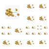 Alliage alliage 100pcs / lot Gold plaqué Bouddha Head Spaceer Perles Charmes pour bijoux DIY Fabriquant 10x8 mm Drop Livraison Dhdch Dhuim