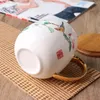 Cups Saucers Bone China Drinkware Chinese Classic Design Ceramic Coffee Mug Milk Tea Cup Wedding Birthday Present