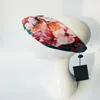 Hot sale women blooms silk Headband For Womens designer Green red flower bird Hair bands Girl Retro Turban Headwraps