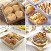 Gift Wrap 50 Pack Paper Charcuterie Boxes With Clear Lids Disposable Sandwich Square To Go Food Containers For Desserts Strawberriy