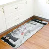 Teppiche Zeegle Weihnachtsdekoration Küchenmatte 55x160 cm Boden nicht rutscher Badezimmer Teppich für Wohnzimmermatten Schlafzimmer Nachtteppiche