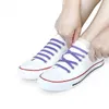 Pièces de chaussures 2024 Silicone Elastic Shoelaces Fashion Unisexe Athletic No Tie Lace All Sneakers Color for Kids and Adults