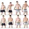 Minstready 1PCS Under Wear Męskie oddychające bokserki Pure Color Elastic XL/3xl/5xl/7xl/9xl dla mężczyzn bawełniane majtki