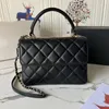 Designer Handväskor 10a Mirror Quality Lambskin Flap Bag 25cm Luxury Crossbody Bags Designer Bag Handbag High Quality With Box C425