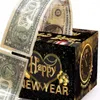 Gift Wrap 1 Set Happy Birthday Money Box With Clear Bag Card Tape Funny Pull Type Paper Cash Storage Holder Party Surprise
