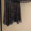 ワークドレススカートスーツ夏の小さなフレグランスフリル短袖シフォン2ピーススリムウエストシンプル