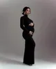 Maternity Dresses For Poshoot Pregnancy Women Bodycon Maxi Long Dresses Clothes for Pregnant Pography Babyshower Props 240513