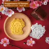 Baking Moulds 2024 Chinese Spring Festival Cartoon Dragon Cookie Mold Year Fondant Pressing Holiday Tool