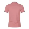 2024 Camisa de alta qualidade do verão para homens bordados camisa polo bordada de alta qualidade de lapiga de lapela