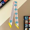 Дизайнерские шарфы шарфы знаменитости лифт твилл шарф пачки длинные тонкие узкие шелковые will 18 ммм мешок для волос ленты