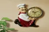 Continental Retro Kitchen Restaurant Chef Creative Clock Clock Watch Art Decor Wall Clock Personality6748309