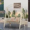 Meubles de camp blanc chaises de jardin suspendues étanche à dos haut de luxe luxe childeren swing swing sillas salon patio