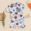 Ensemble de vêtements Baby Boy Vêtements Born Summer Summer Farm Chicken Toddler T-shirt Funny T-Mirt Boys Boys Set