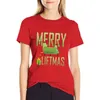 T-shirts d'été Polos Polos Merry Liftmas Chinook Hélicoptère