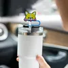 Other Home Decor Yellow Dog St Er For Cups Dust-Proof Reusable Topper Cup Accessories Tip Ers Caps Cap Drop Delivery Otdxv Otwt0