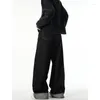女子ジーンズの女性ブラックゴシックバギーヴィンテージ特大のハイウエストカウボーイパンツハラジュクデニムズボン90年代Y2K Trashy Emo 2000年代の服