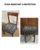 Chair Covers Leopard Print Animal Skin Texture Gradient Elastic Seat Cover For Slipcovers Home Protector Stretch