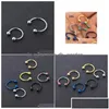 Nose Rings Studs Nose Rings Studs 20G Stainless Steel Ring Hoop Septum Body Jewelry Piercing Cartilage Earring Lip Labret Eyebrow Dr Dhrjr