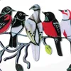 Decorative Figurines Alloy Bird Pendant Chain Spring Decor For Home Window Shaped Adornment Metal Yard Zinc Wall Art Garden