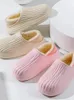 Slippare Autumn and Winter Home Cotton With Feet Feeling Couples Thick Soled Eva Full Package Waterproof Plush