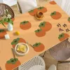 Mode -stijl salontafel waterdichte olie -proof lederen eetkussen kussen huishoudelijk rechthoekige doek mesas 34PL0101