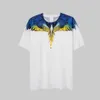 t shirt for men deisnger men's tshirt short sleeved mens and womens couple outfit colorful wing feather T-shirt Marcelo trendy classic Short sleeved T-shirts