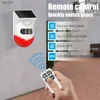 Alarm systems Solar infrared alarm wireless remote control outdoor PIR motion detector human body sensor home safety intelligent Burglar system 433MHZ alarm WX