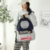 Katzenträger Moorpet Fashion Canvas Zettbeutel Kee-resistent wasserdicht Outdoor Tragbarer Rucksackzubehör Carrier Carrier