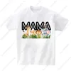 Familjsmatchande kläder barn 2 3 4 5 6 Animal Birthday Party Tshirt Matchande Family Outfits Boy Shirt Party Girls Tshirt Children Outfit Custom Name T240513
