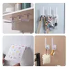 Haken zelfklevende accessoires kast papier haak handdoekhouder hanger l type weefsel drogen opslagrek