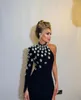 Casual Dresses Celebrity Red Carpet Dress Women Sexig One Shoulder Big Crystal Bodycon Bandage Lång elegant kvällsfest grossist