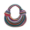 Colorful Rainbow Surface Forme Luxury Designer Womens Handsbag Sac Underarm Sac à main portefeuille Félet Pêtier Sac à dîner 240426