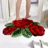 Dywany 80x60CM 3D Pastoral Rose Mat dekoracyjny dywan ręcznie robione dywaniki ślubne krzesło poduszka do sypialni